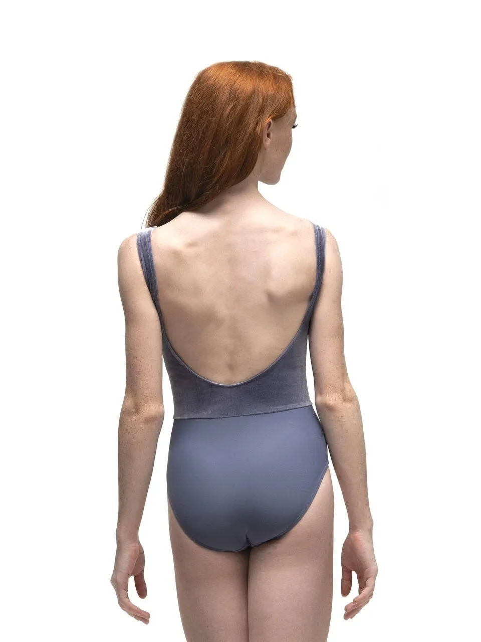 Allison Wisteria Velvet Leotard RTW