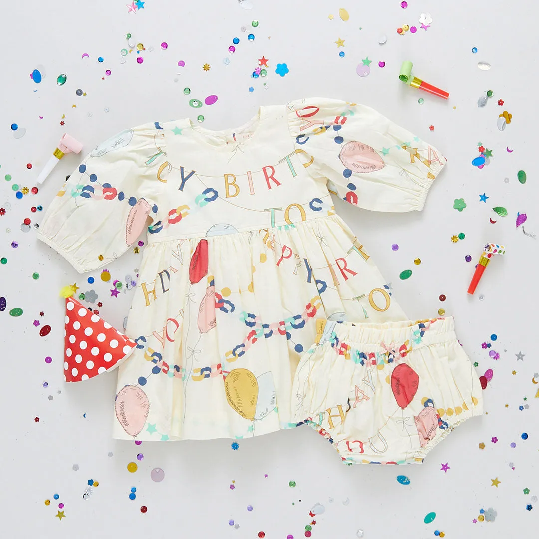 Baby Girls Brooke Dress Set - Birthday Garland