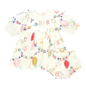 Baby Girls Brooke Dress Set - Birthday Garland