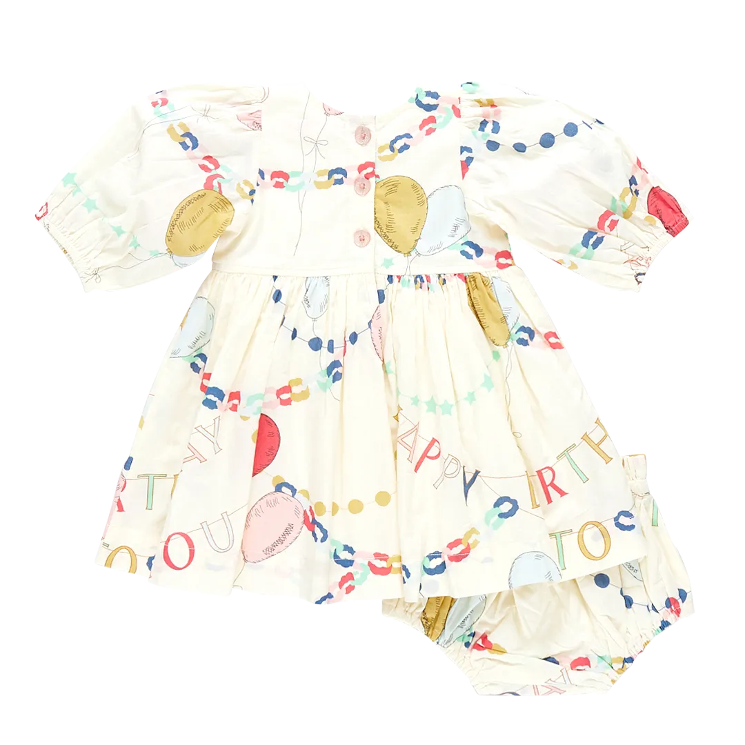Baby Girls Brooke Dress Set - Birthday Garland