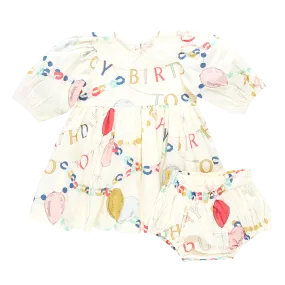 Baby Girls Brooke Dress Set - Birthday Garland