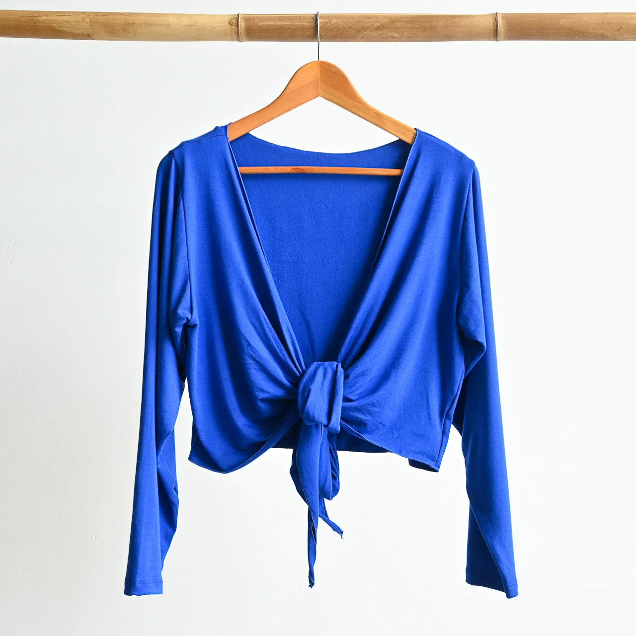Ballet Wrap Top in Bamboo by KOBOMO