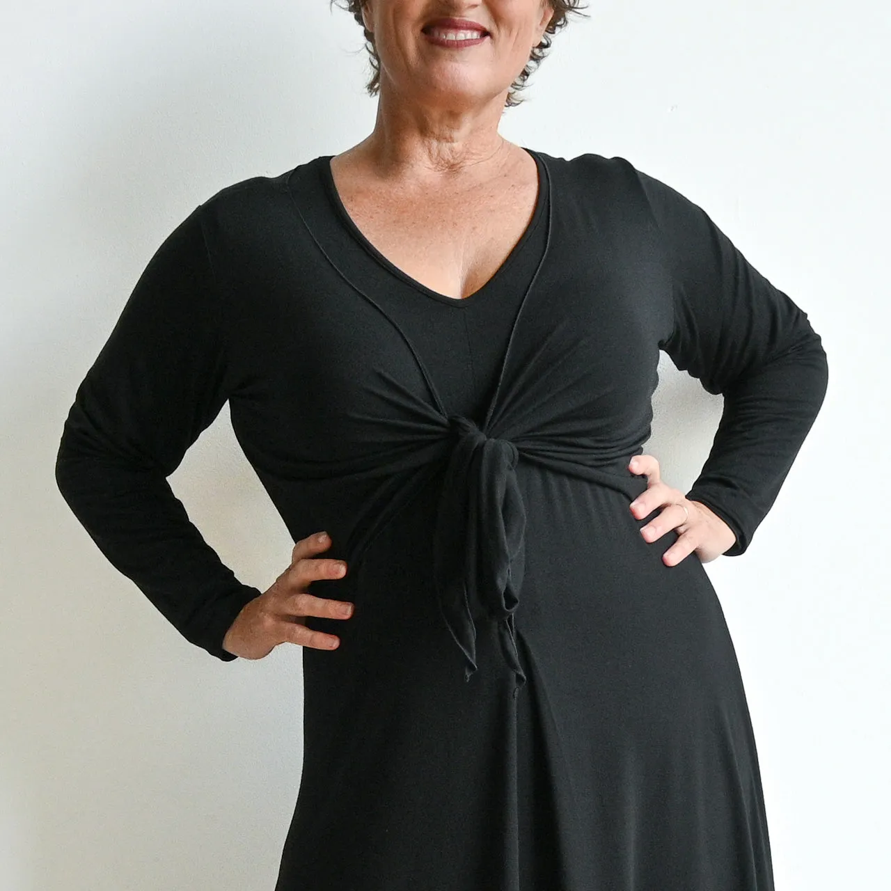 Ballet Wrap Top in Bamboo by KOBOMO