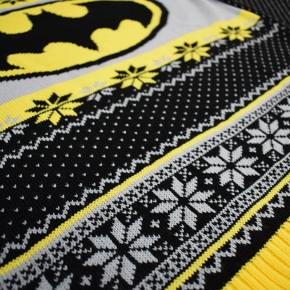 Batman Knitted Christmas Jumper / Sweater