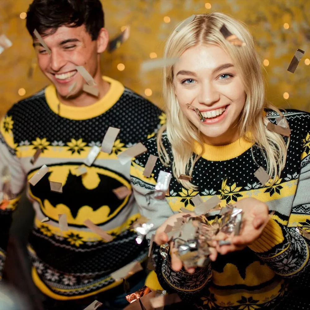 Batman Knitted Christmas Jumper / Sweater