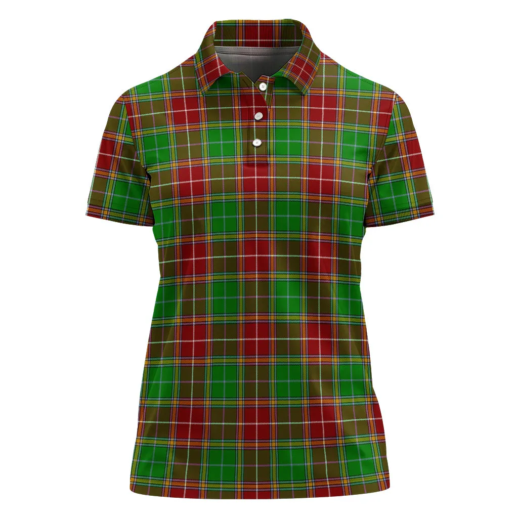 Baxter Modern Tartan Polo Shirt For Women