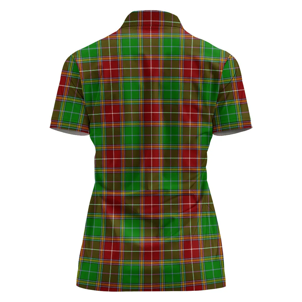 Baxter Modern Tartan Polo Shirt For Women