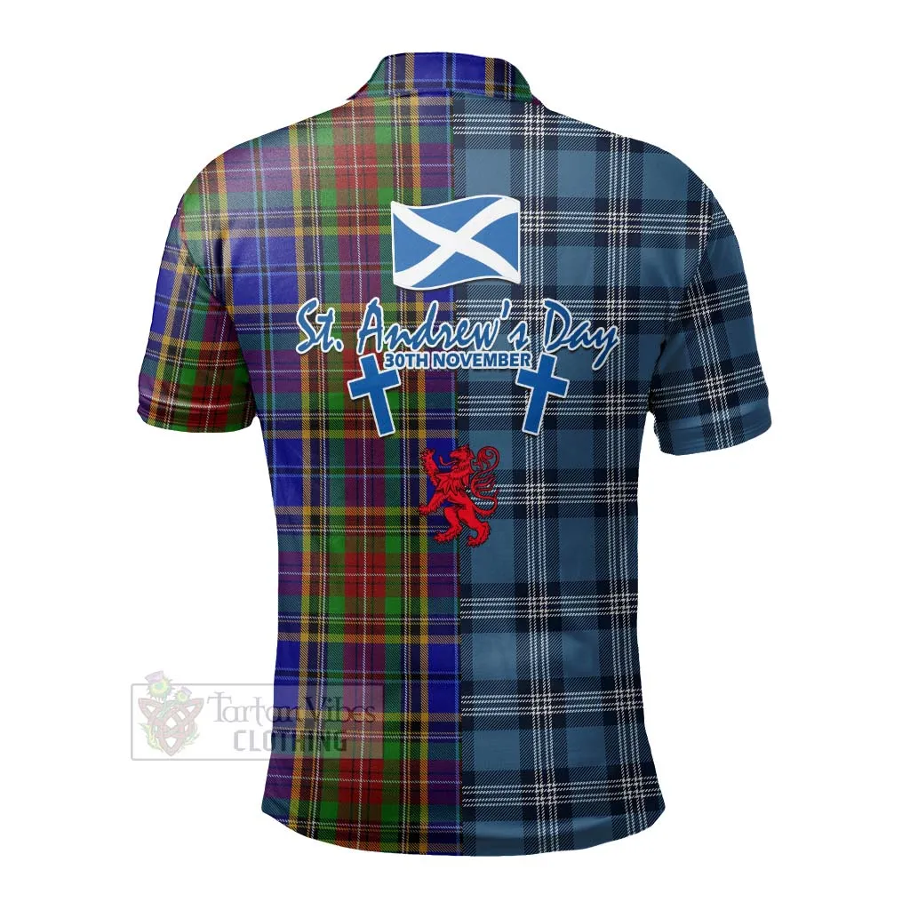 Beattie (Beatty) Tartan Polo Shirt Happy St. Andrew's Day Half Tartan Style