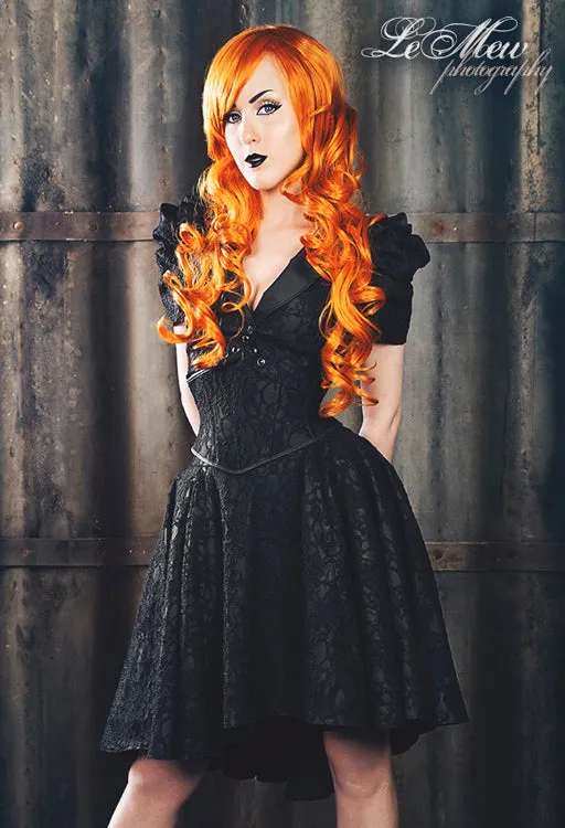 Bella lace overlay cropped jacket