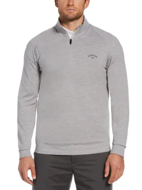 Big & Tall Lux Touch Printed 1/4 Zip Golf Pullover