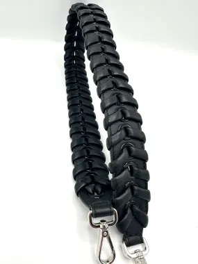 Black Braided Chunky SHW Strap