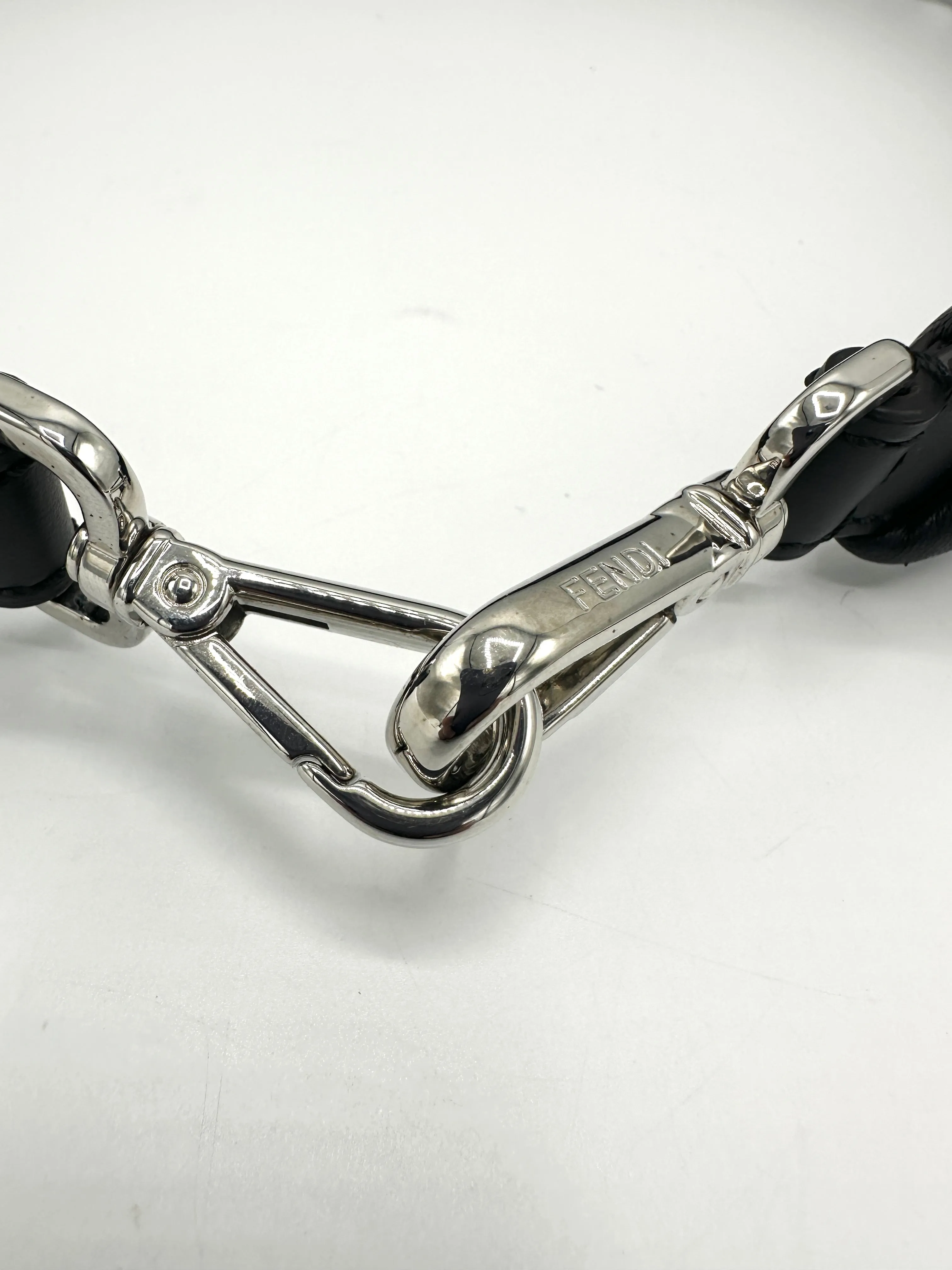 Black Braided Chunky SHW Strap