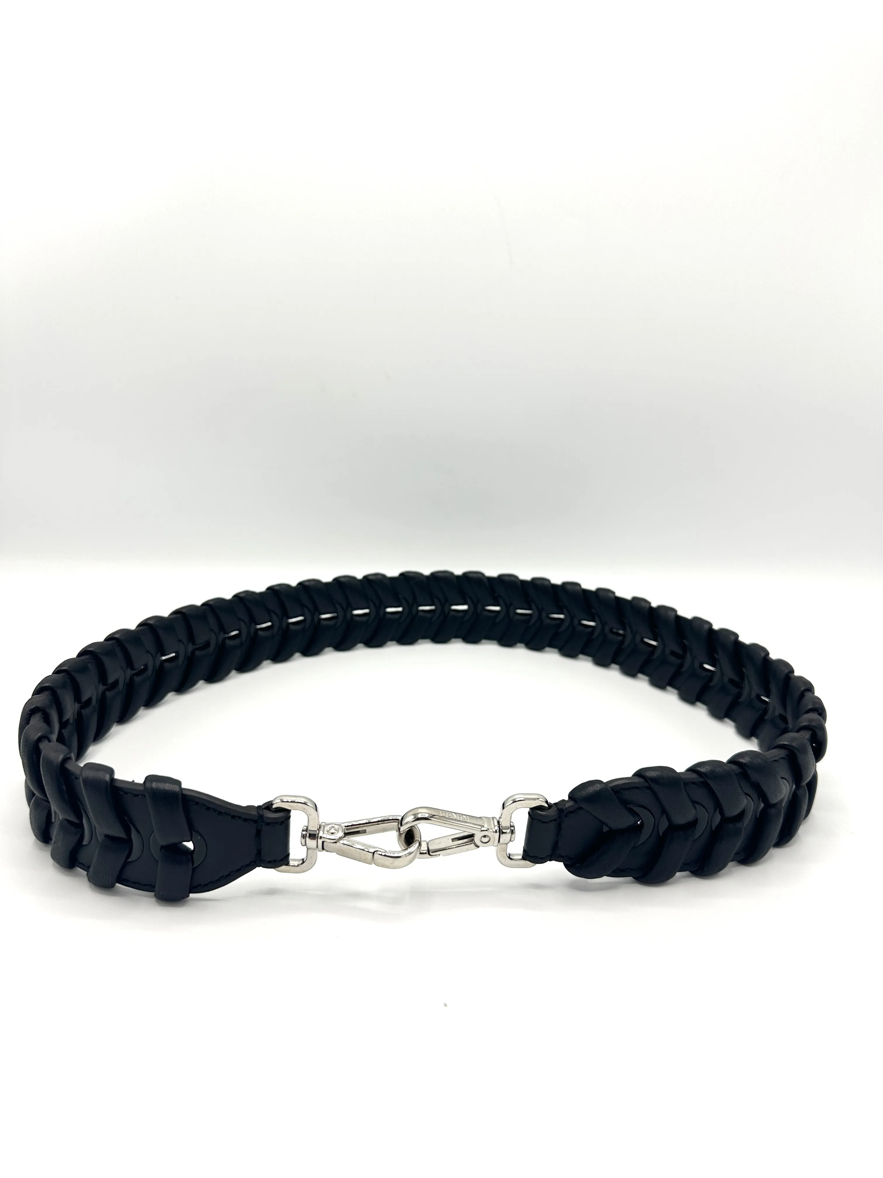 Black Braided Chunky SHW Strap