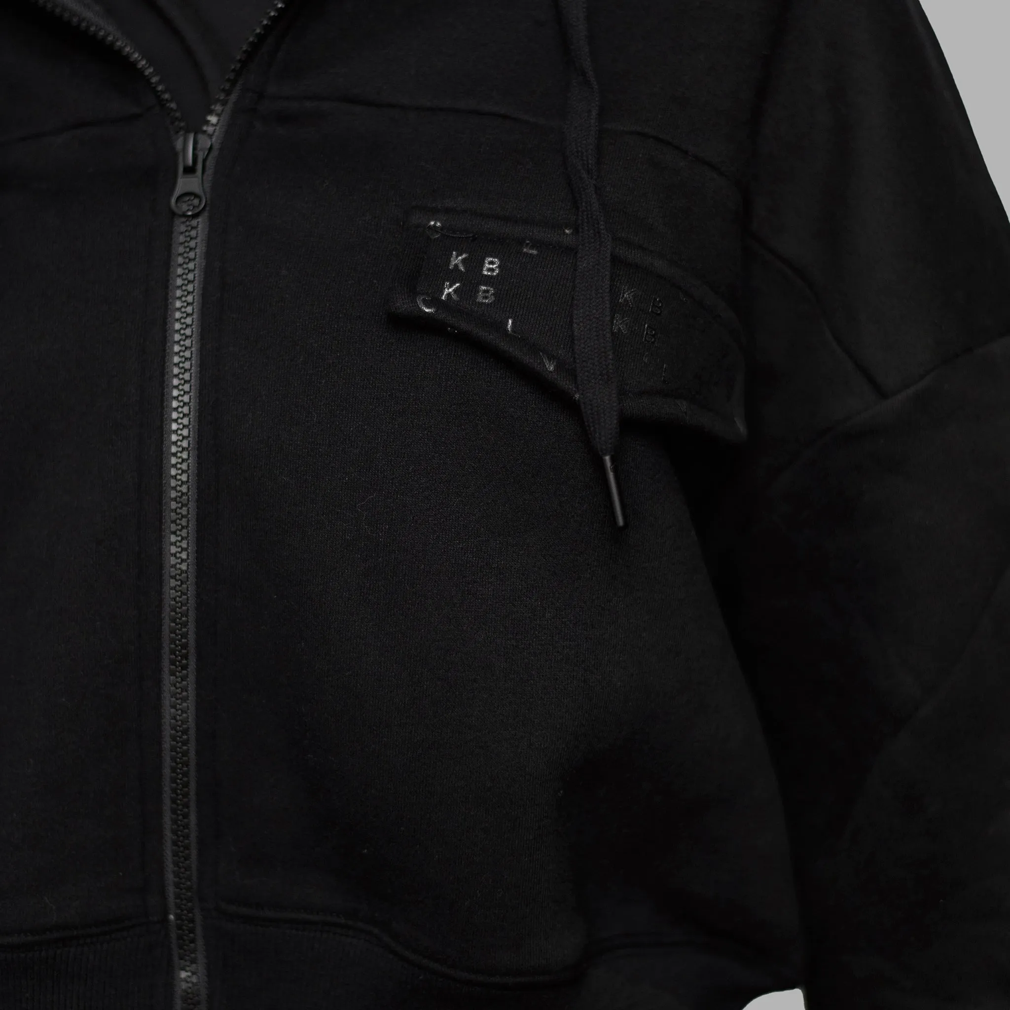 Blvck Monogram Cropped Jacket