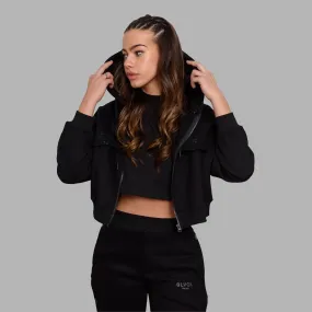 Blvck Monogram Cropped Jacket