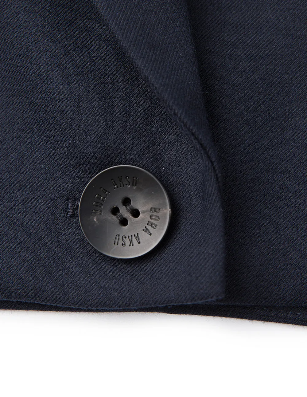 BORA AKSU Shawl Collar Cropped Blazer