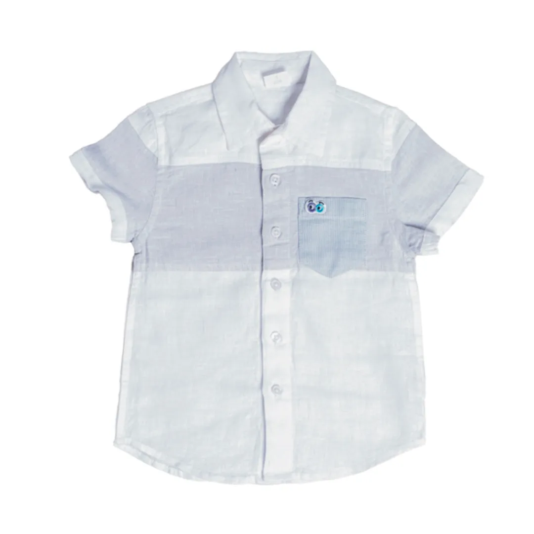 Boys Bay  Patched Shirt