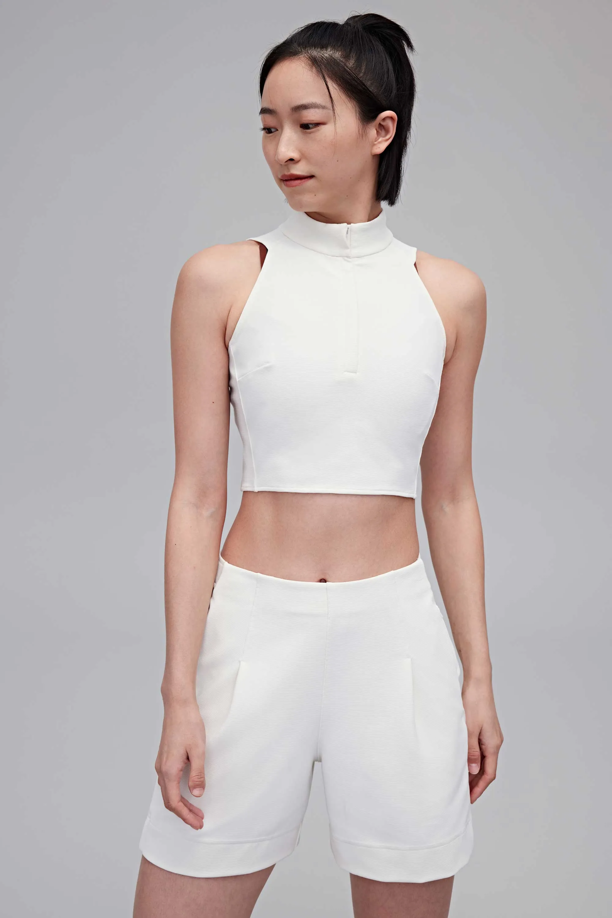 Breeze High Waist Bermuda Shorts
