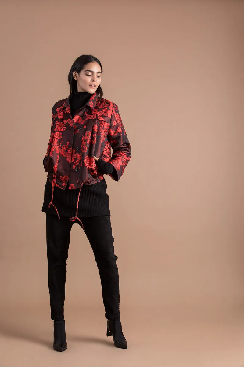 Brocade Blouson Jacket - Alembika