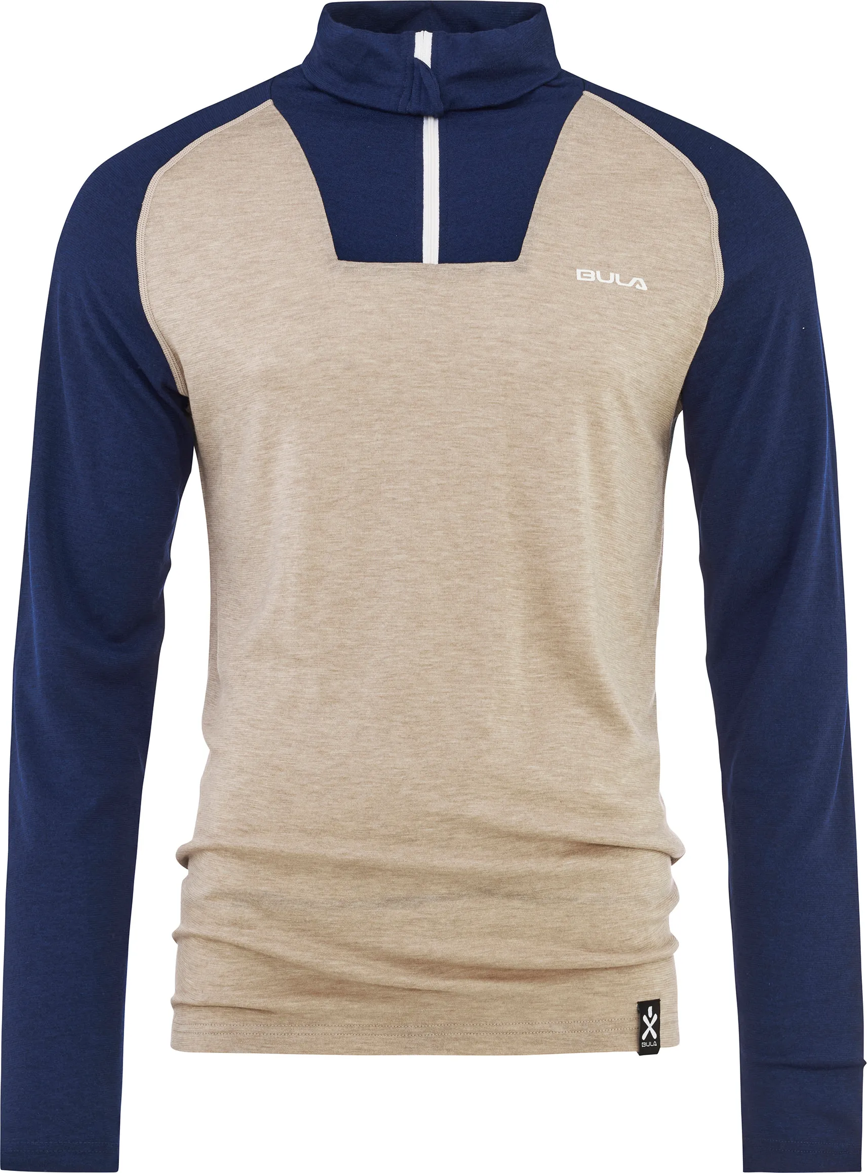 Bula Men&#x27;s Retro Merino Wool Halfzip Sweater Navy | Buy Bula Men&#x27;s Retro Merino Wool Halfzip Sweater Navy here | Outnorth