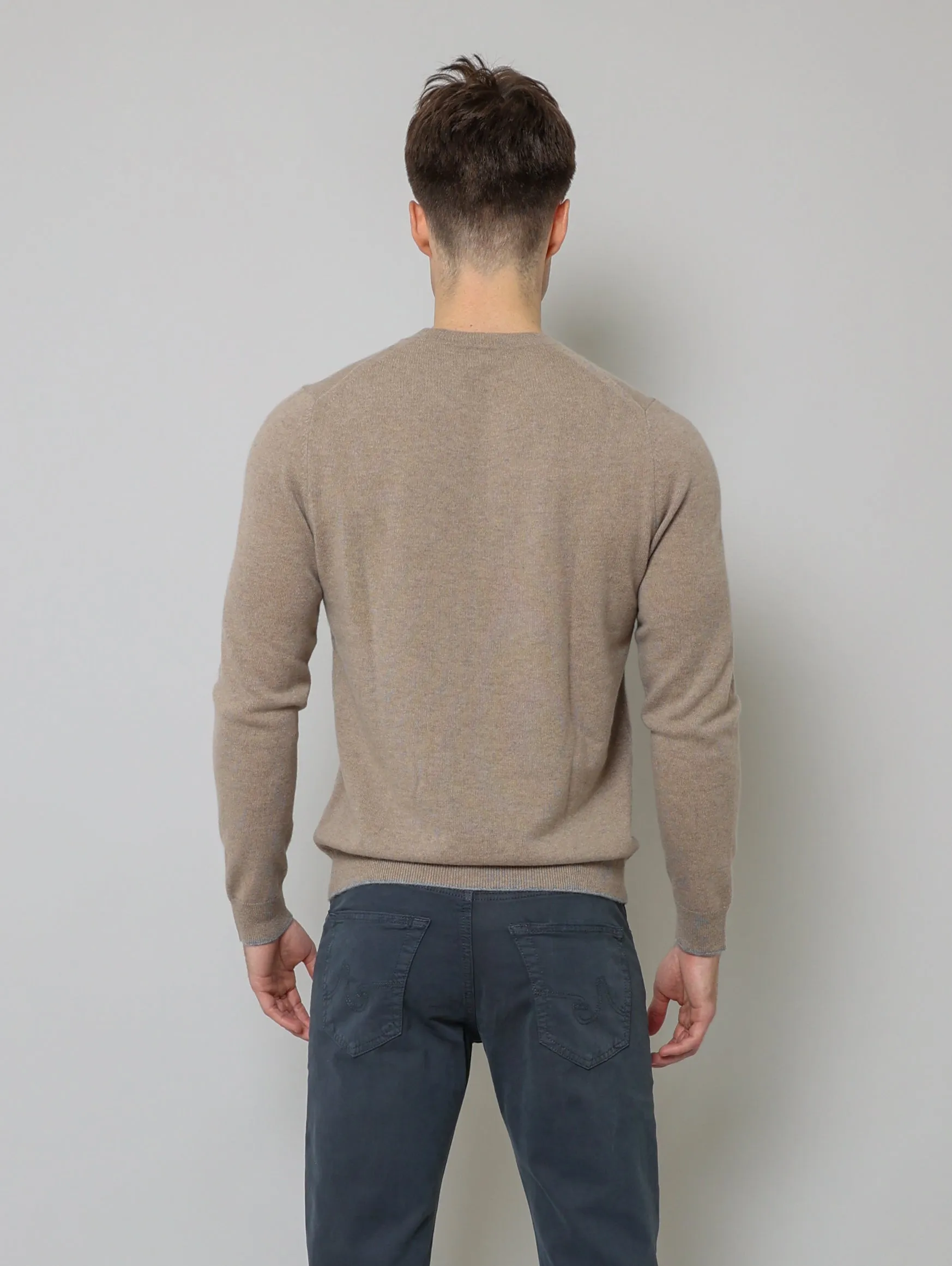 Cashmere Crew Neck Sweater - Sand