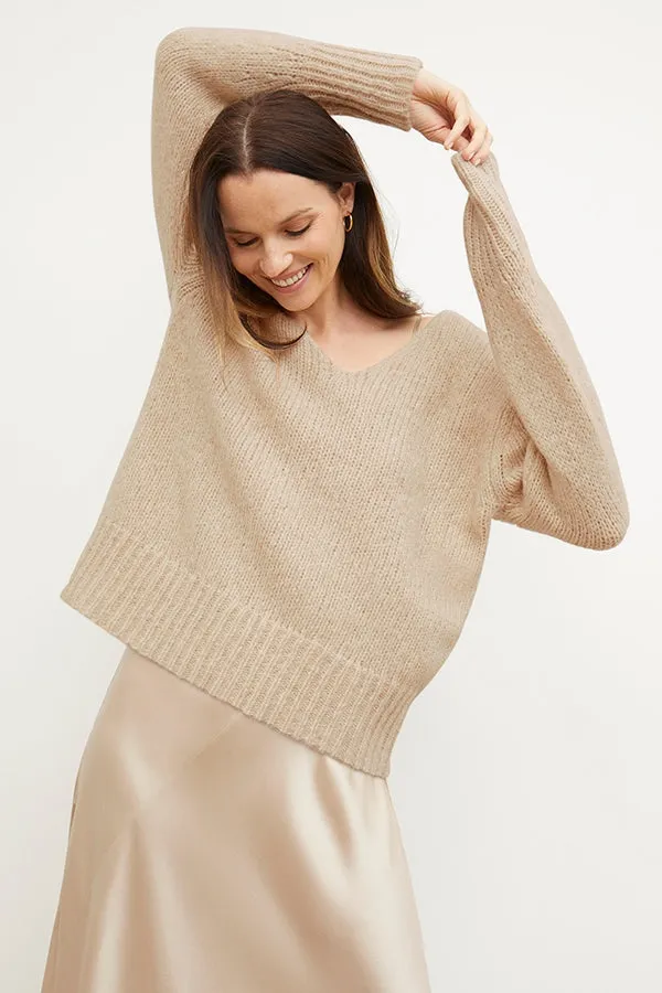 Cathy Sweater - Glimmer Alpaca :: Jasmine