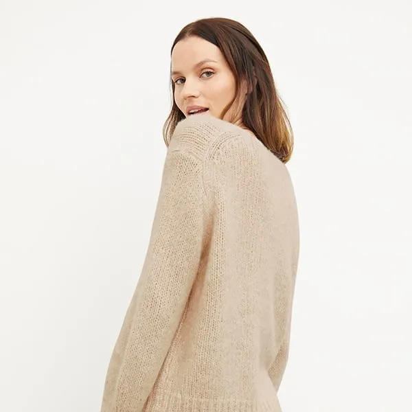 Cathy Sweater - Glimmer Alpaca :: Jasmine