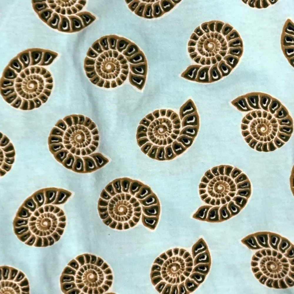 Chambered Nautilus Fossil Sleeveless Eileen Dress