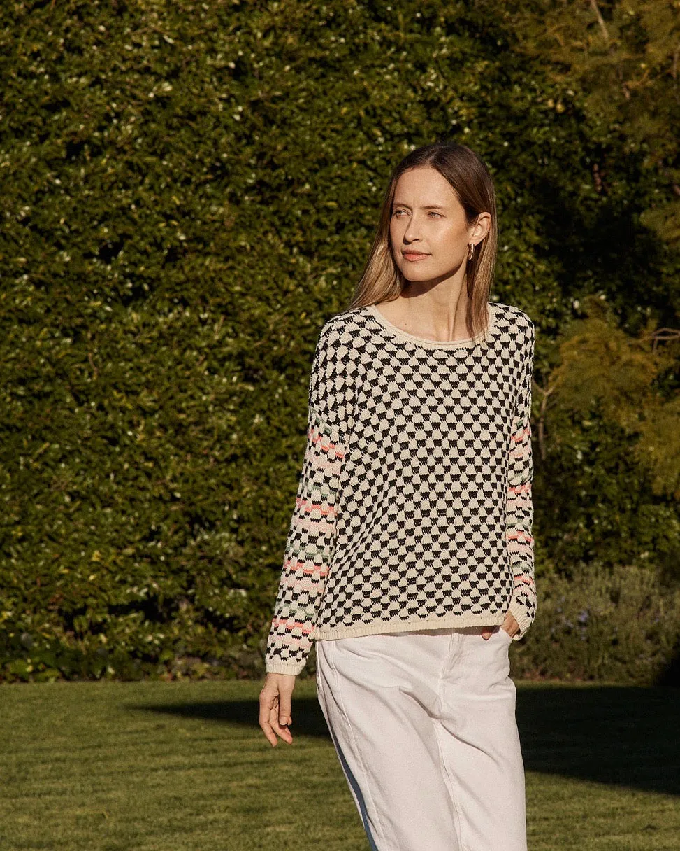 Checked Sweater