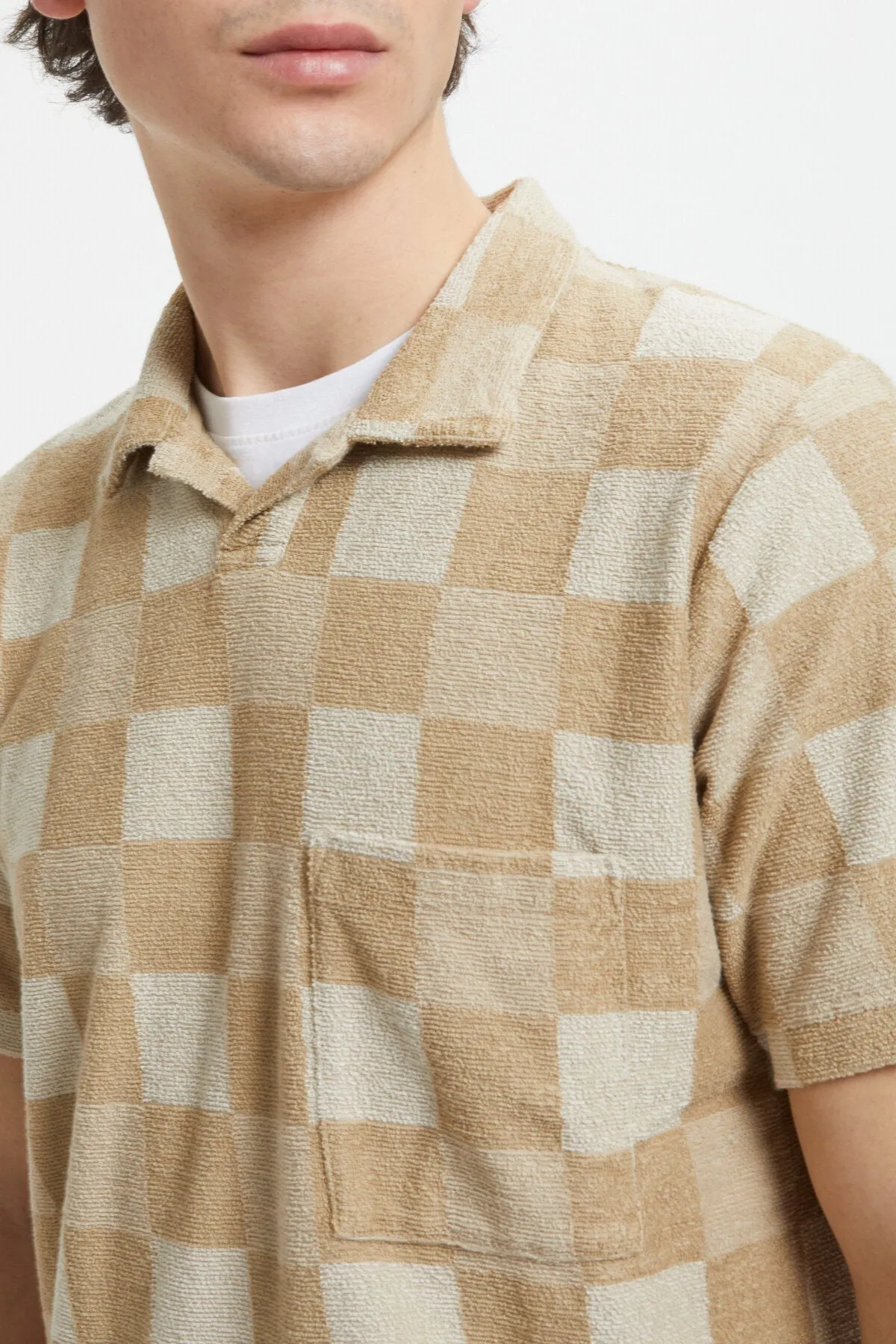 Checked Vacation Polo