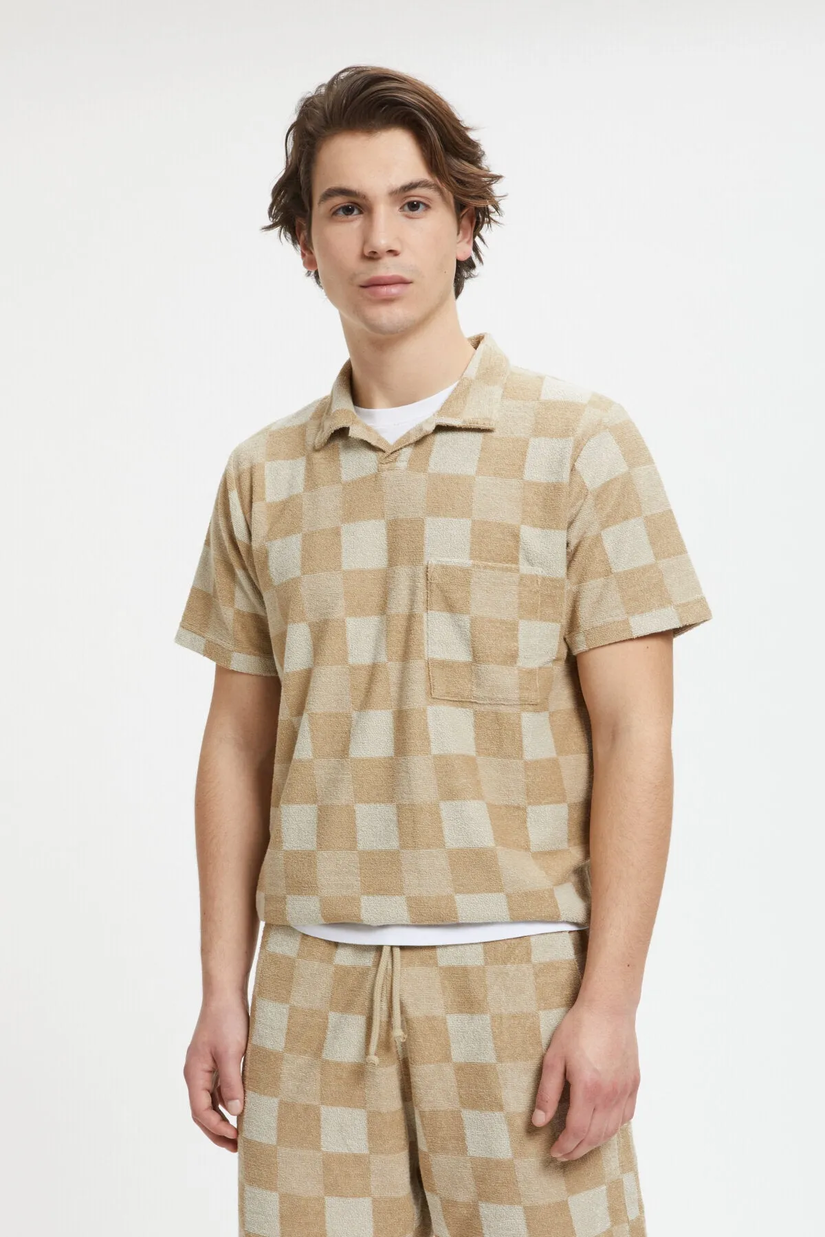 Checked Vacation Polo