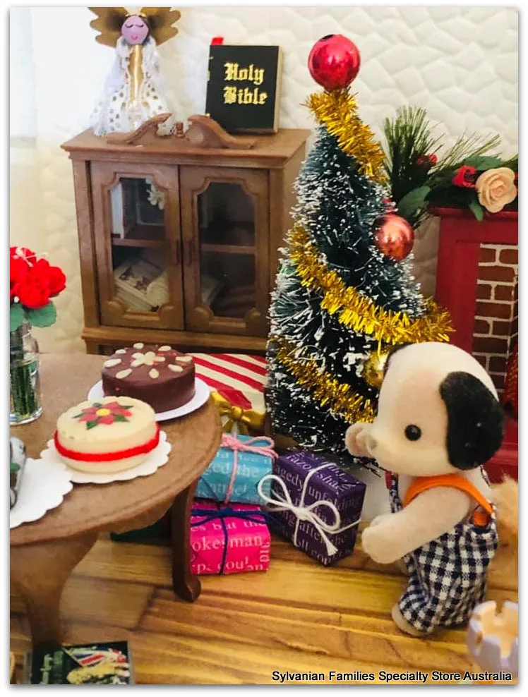Christmas Cake Round - Miniature