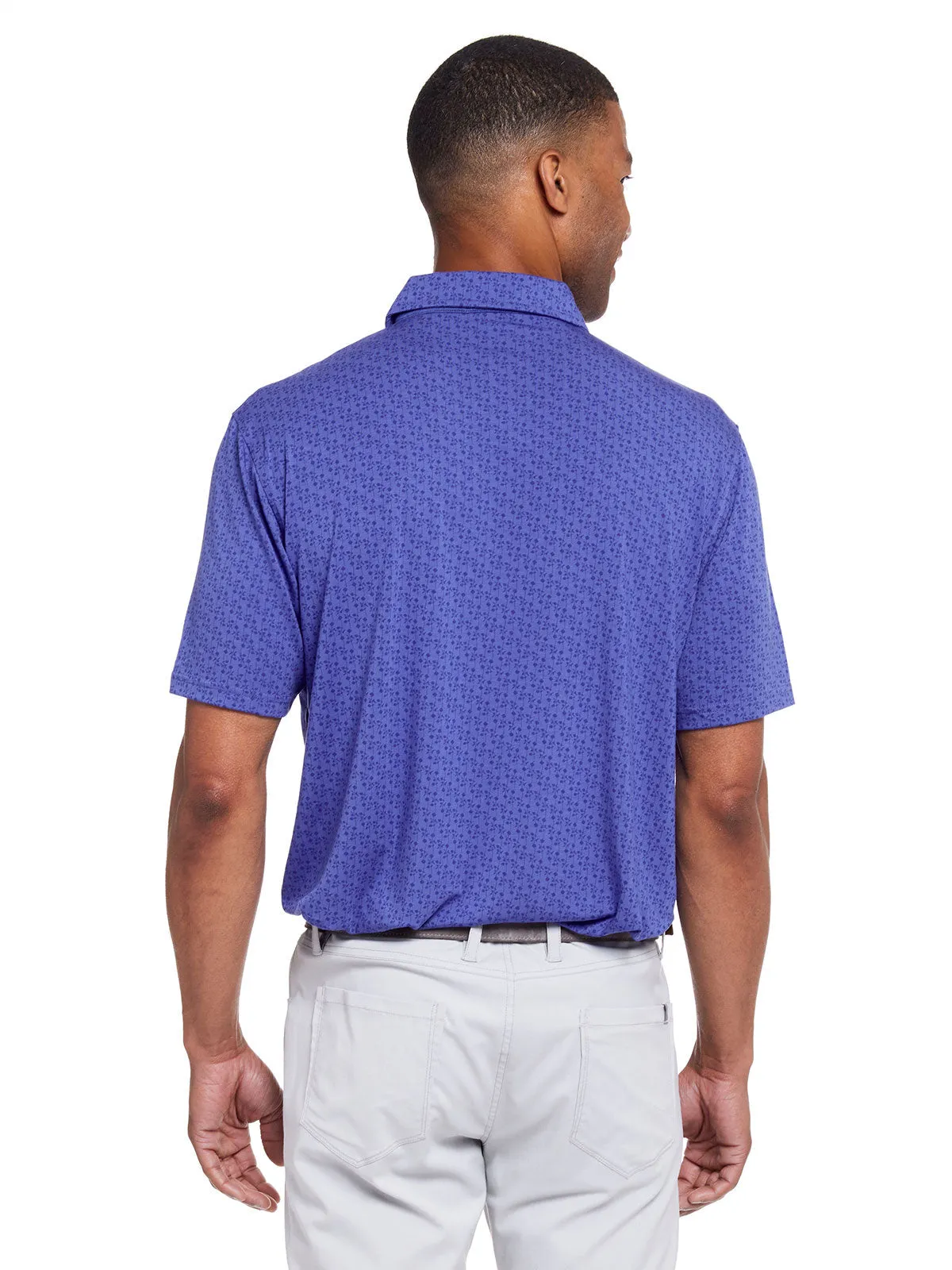 Cloud Lightweight Polo - Petals Print