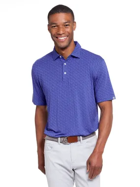 Cloud Lightweight Polo - Petals Print