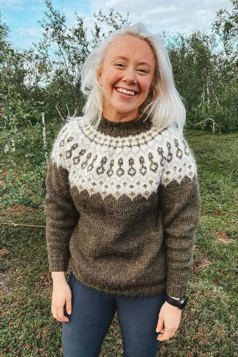 Coarvegiella Moor Spring Lettlopi Wool sweater - Knitting Kit