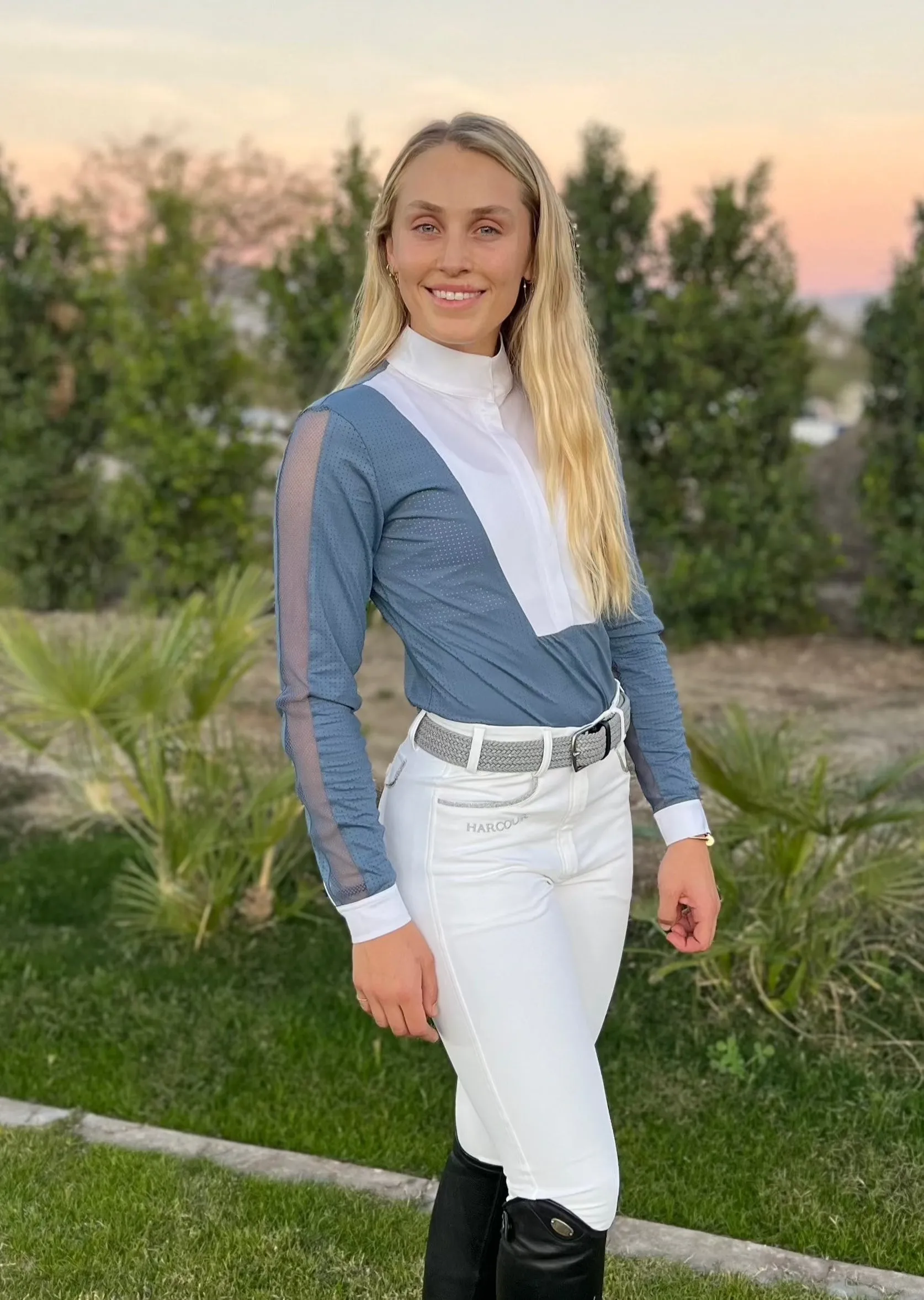 Coco Womens Long Sleeve Competition Polo