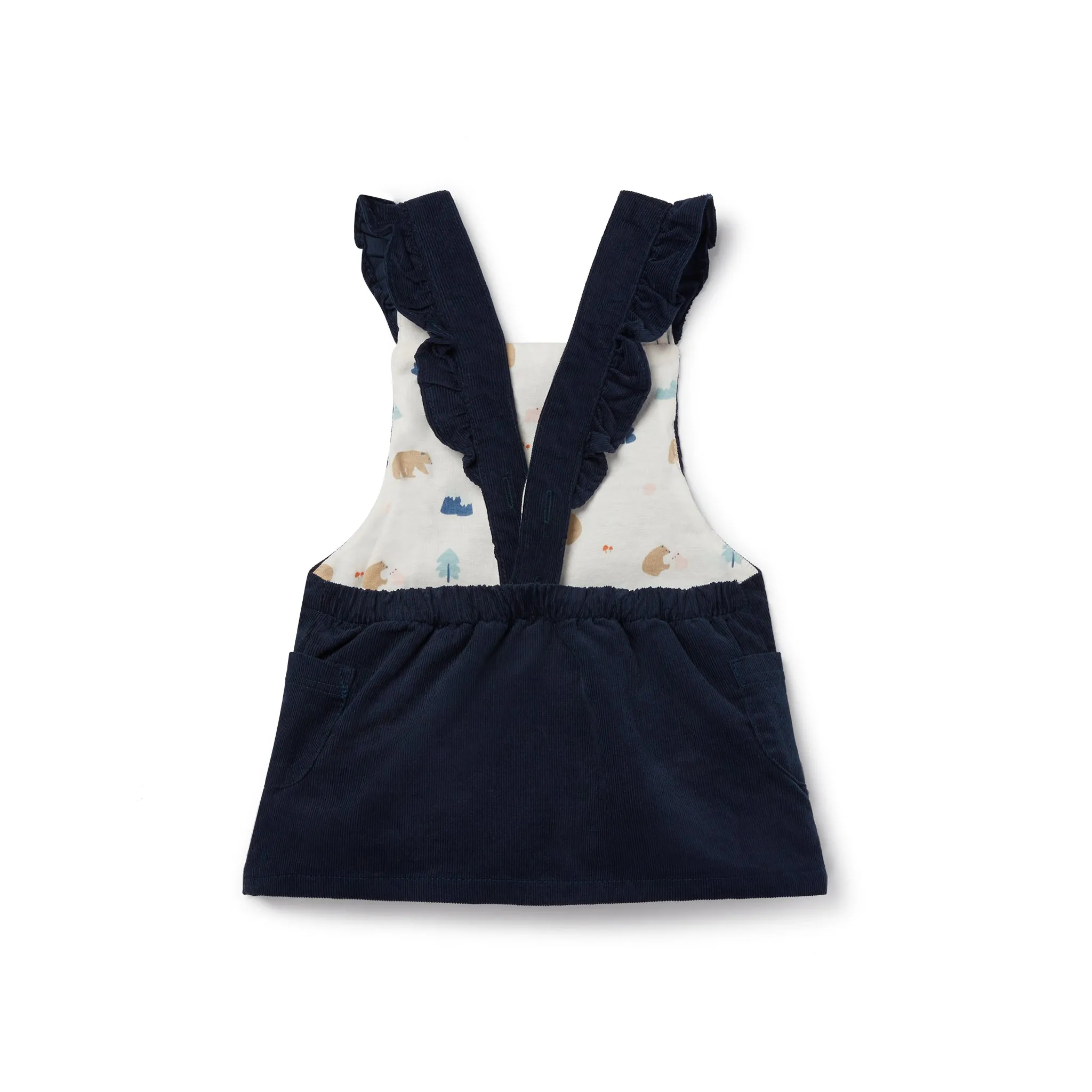 Corduroy Pinafore Dress