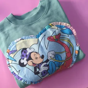 Custom Reworked Heart Duvet Jumper In This Fabric