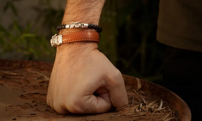 Customizable Belize Leather Bracelet - Ships in 1 Week!