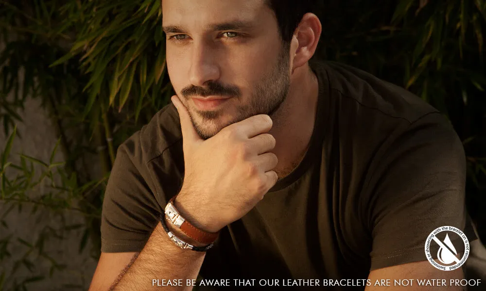 Customizable Belize Leather Bracelet - Ships in 1 Week!