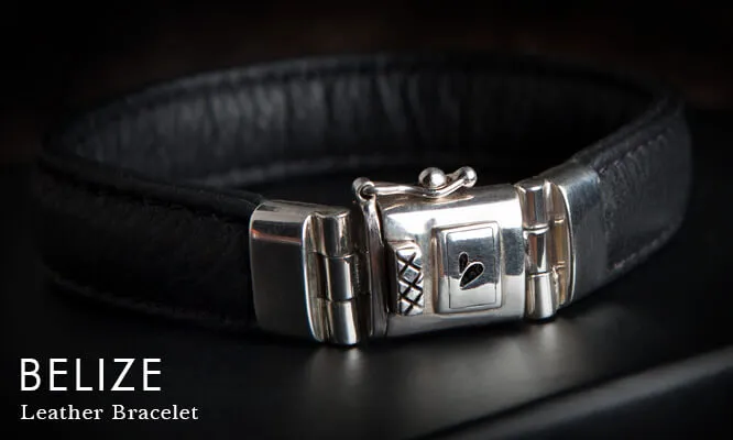Customizable Belize Leather Bracelet - Ships in 1 Week!