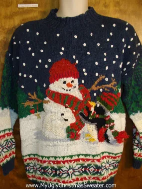 Cute 2sided 80s Ugly Christmas Sweater