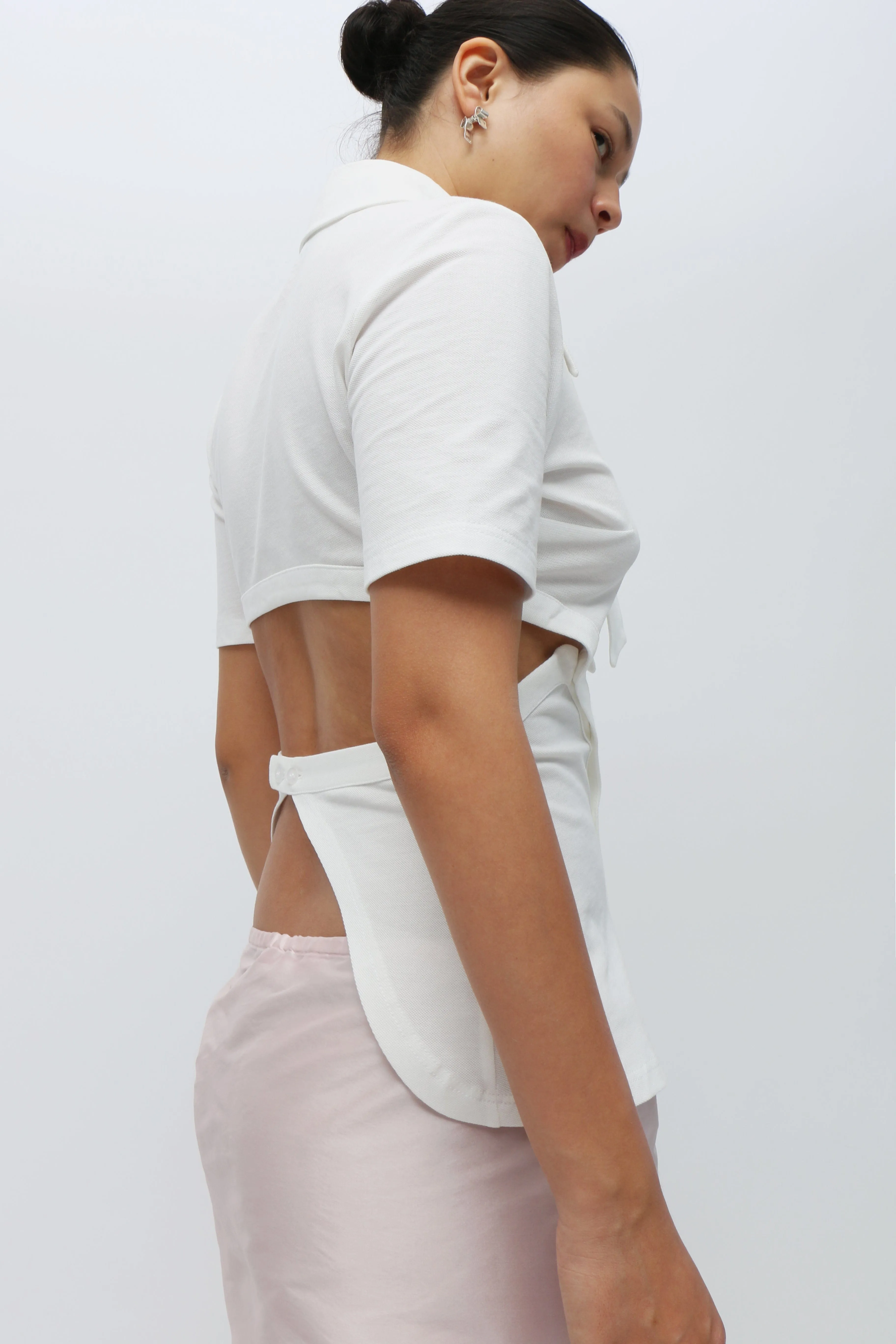 Cutline Polo in White