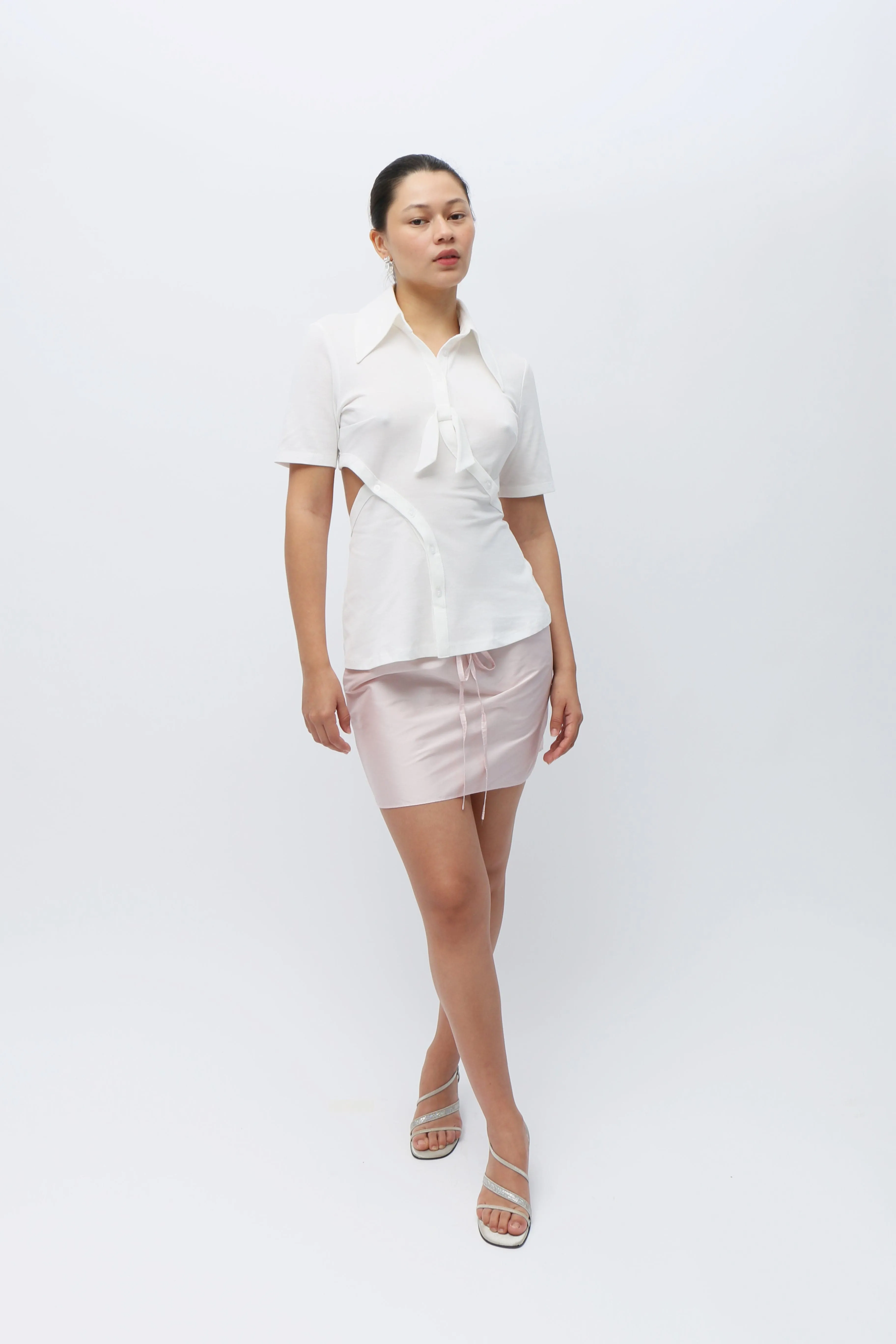 Cutline Polo in White