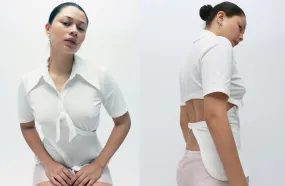 Cutline Polo in White