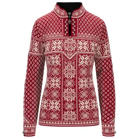 Dale of Norway Women&#x27;s Peace Sweater Redrose Offwhite | Buy Dale of Norway Women&#x27;s Peace Sweater Redrose Offwhite here | Outnorth