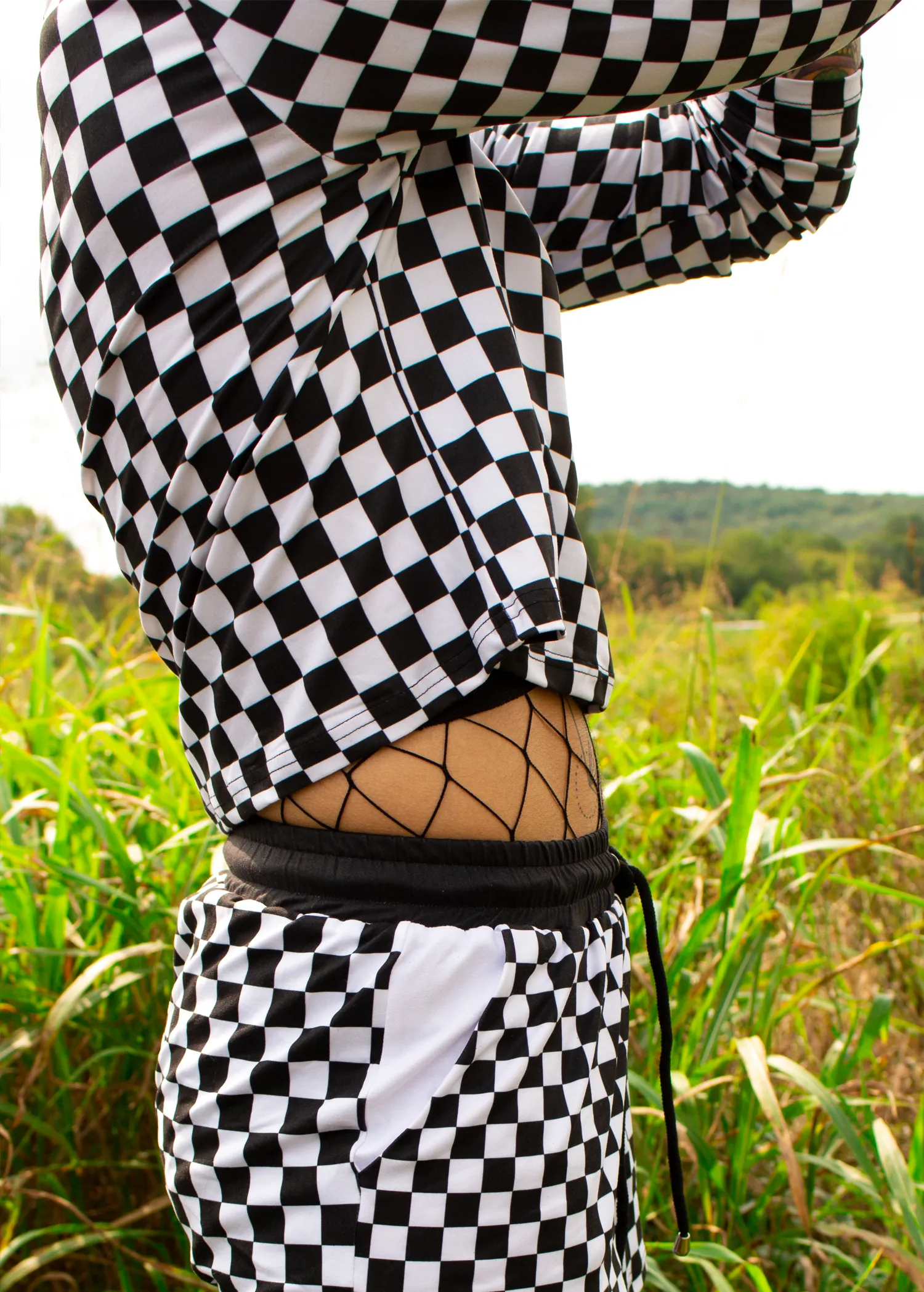 Demolition Derby Crop Hoodie