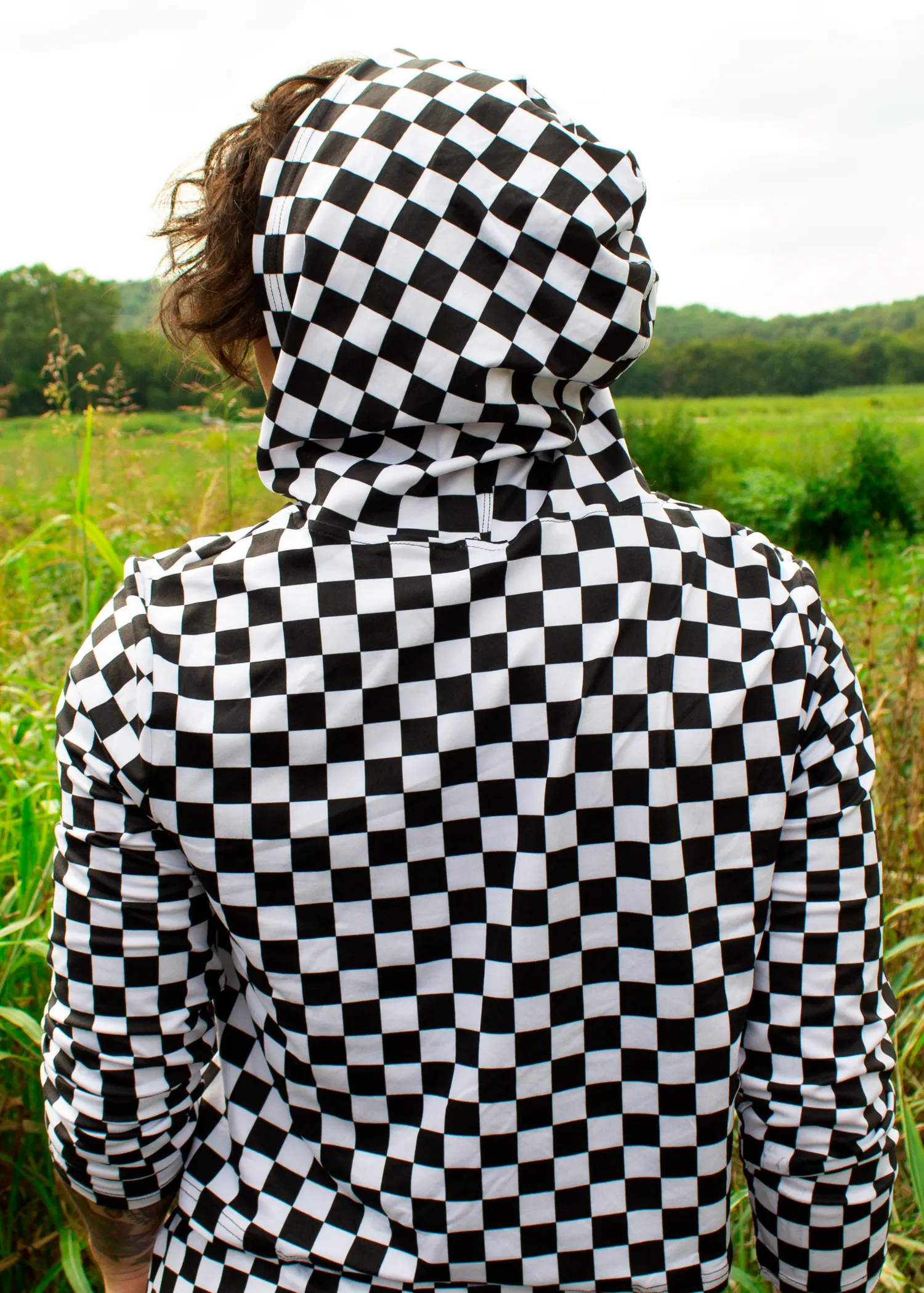 Demolition Derby Crop Hoodie