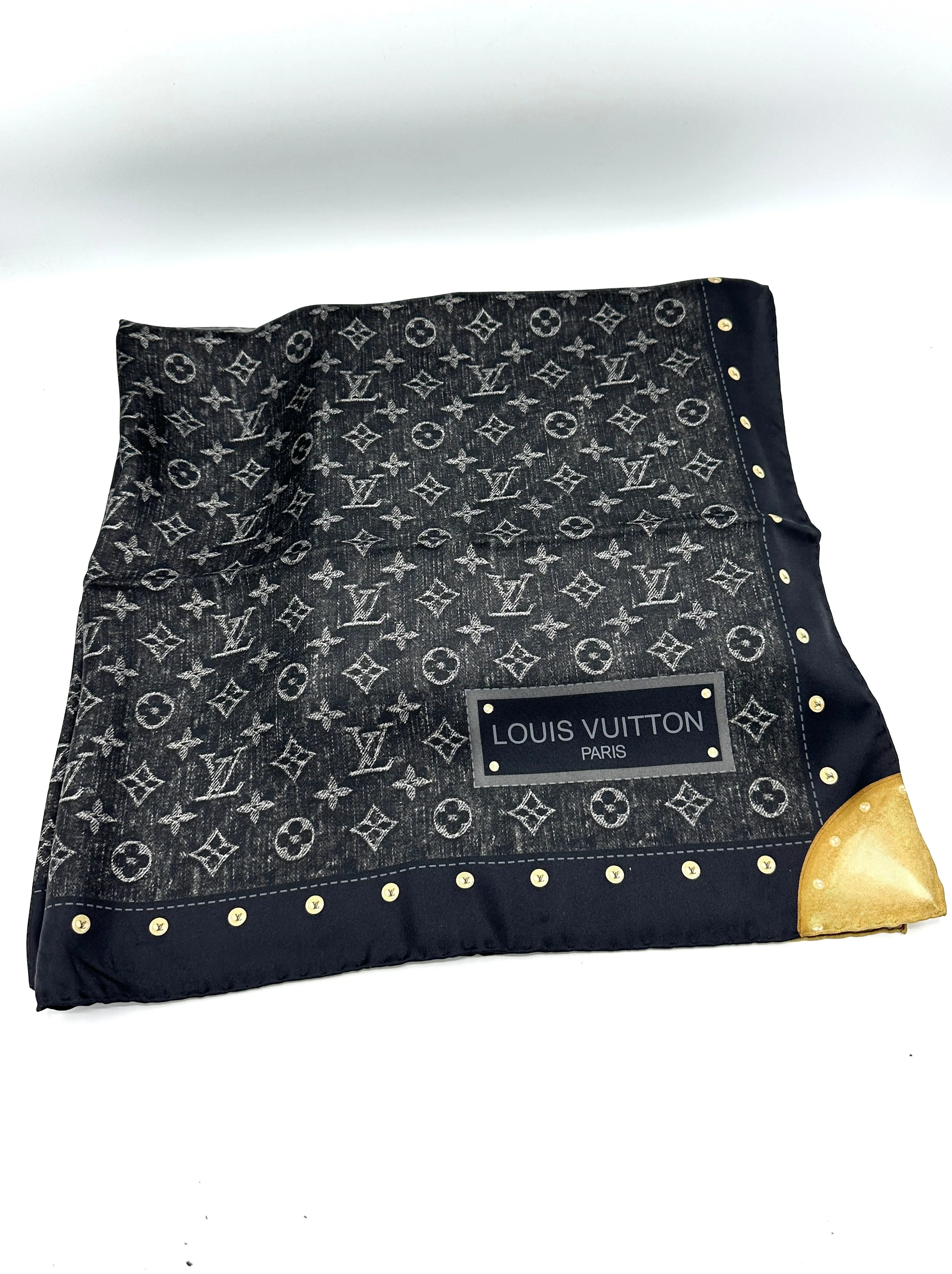 Denim Monogram Trunk Scarf