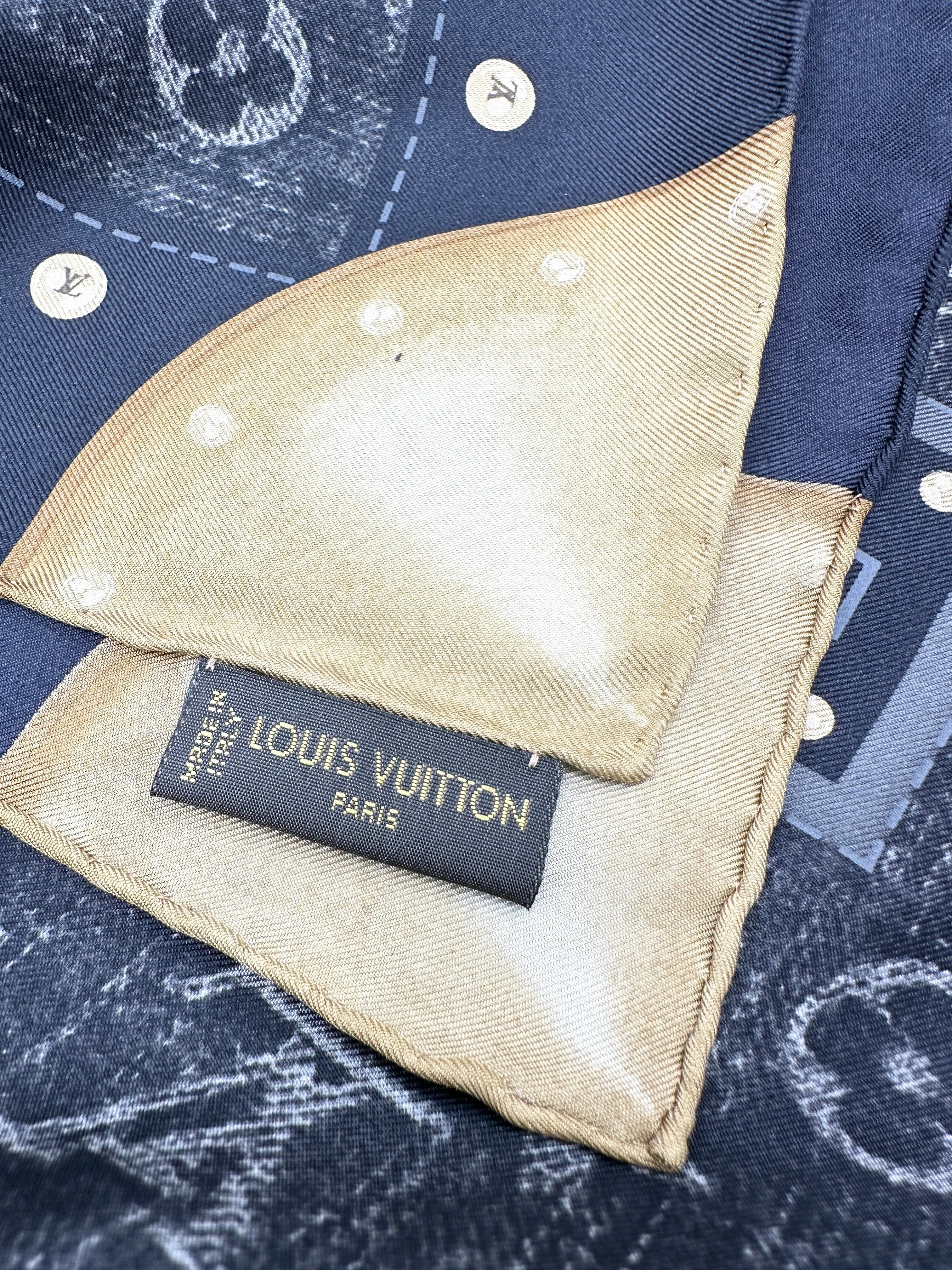 Denim Monogram Trunk Scarf